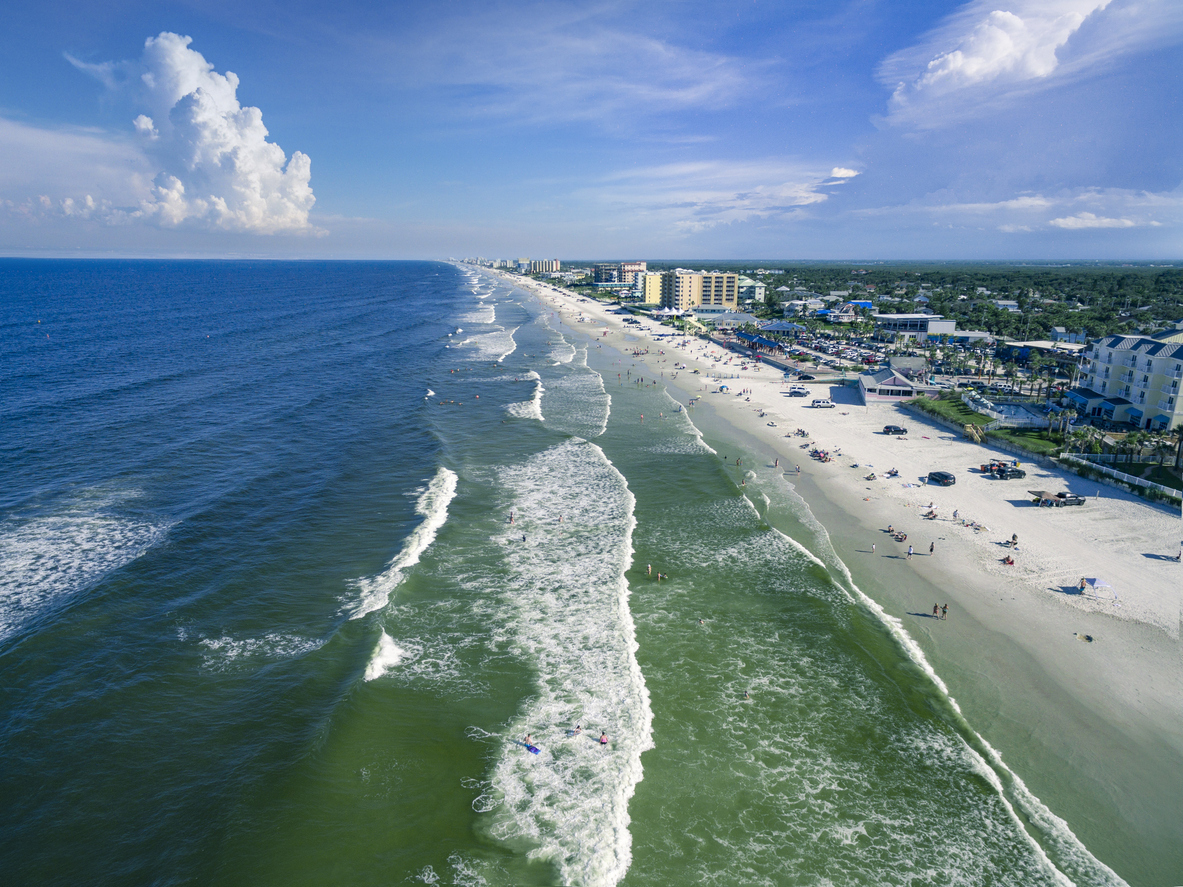 Panoramic Image of New Smyrna Beach, FL